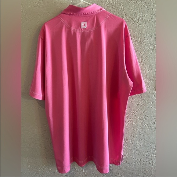 FootJoy pink short sleeve polo size XXL - Picture 3 of 8